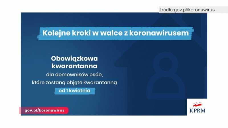 KOLEJNE KROKI W WALCE Z KORONAWIRUSEM